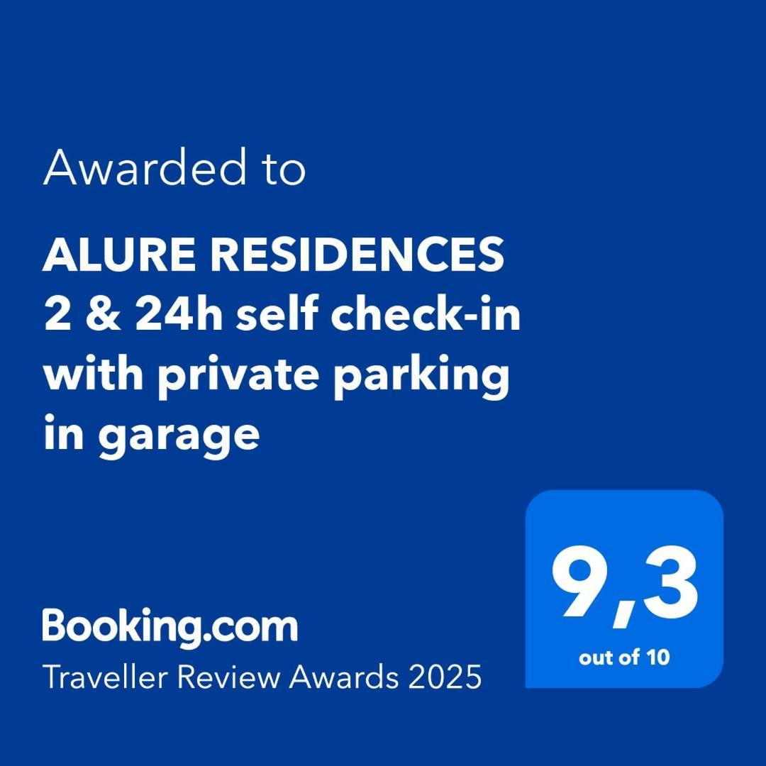 Alure Residences 2 & 24H Self Check-In, Parking In The Garage In The Apartment Building Included, New Building, Terrace, Green Location With A Forest Park With A Lake, Children'S Playground バンスカー・ビストリツァ エクステリア 写真